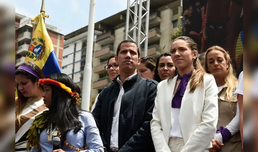 Fabiana Rosales, esposa de Guaidó, ya había denunciado "nueva ola de represión" de Maduro. Foto: AFP.