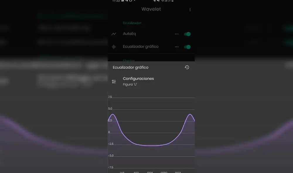 El proceso es automático y solo basta conectar nuestros auriculares para que la aplicación los detecte y configure la mejor ecualización para ellos. Foto: unocero