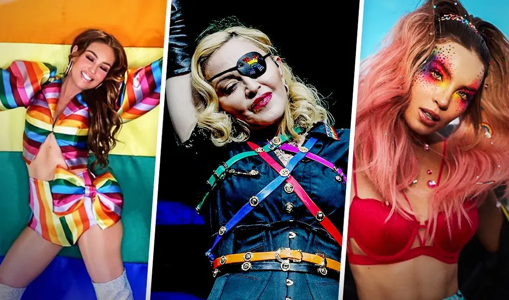 Celebridades conmemoran el Día del orgullo LGTBI Foto: composición / Instagram Celebridades conmemoran el Día del orgullo LGTBI Foto: composición / Instagram