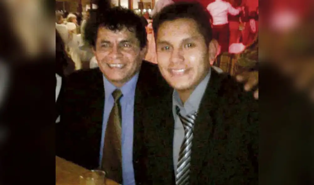 Padre e hijo. Juan y Jhon Valladolid, juntos en la eternidad.