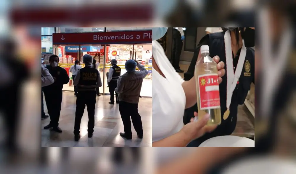 Intervienen Plaza Vea y Wong. Créditos: Ministerio Público.