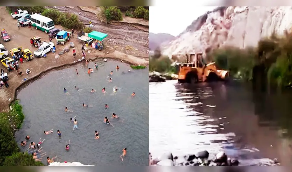 Destruyen pozo de aguas termales en Arequipa por temor a ameba “come cerebros” Destruyen pozo de aguas termales en Arequipa por temor a ameba “come cerebros”