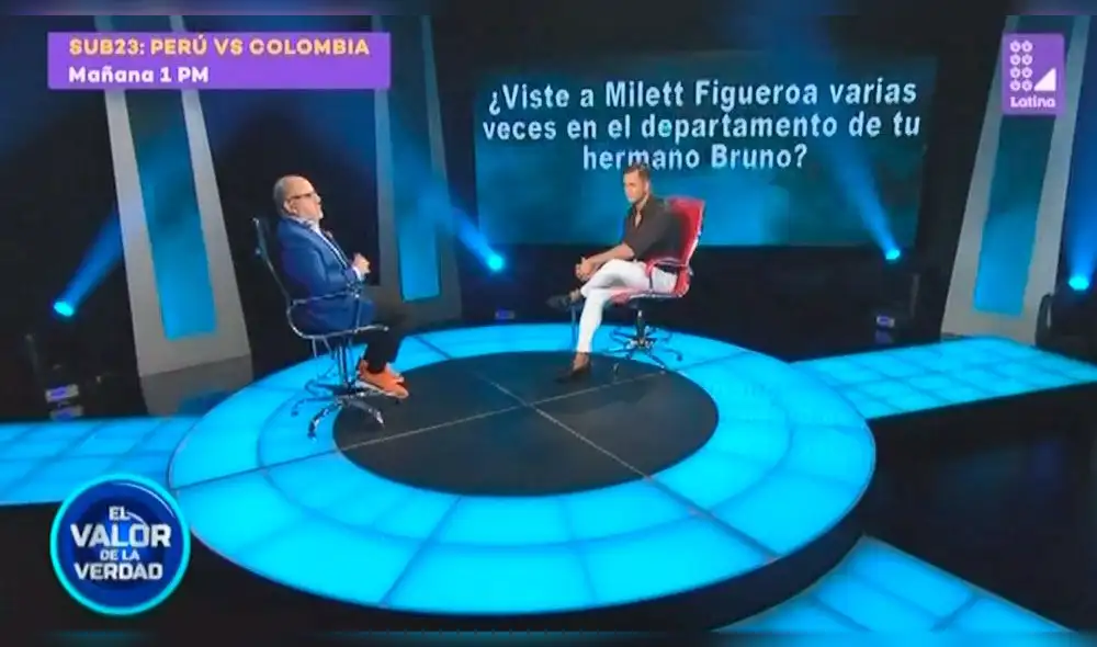 El 'Galáctico elogió la belleza de Milett Figueroa.