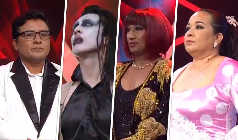 Participantes que se enfrentaron en la gala del 7 de diciembre en Yo soy. Foto: composición captura Latina