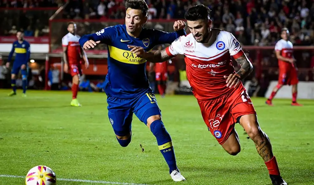 Boca Juniors y Argentinos Juniors juegan amistoso en Ezeiza. Foto: Superliga Argentina Boca Juniors y Argentinos Juniors juegan amistoso en Ezeiza. Foto: Superliga Argentina