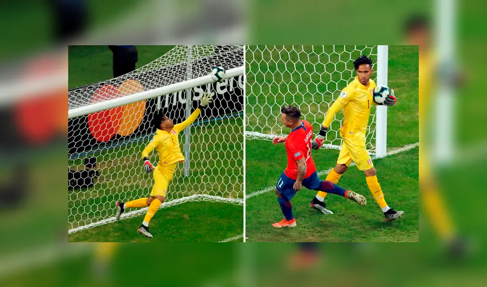 Perú vs Chile: Televisa Deportes destacó la actuación de Pedro Gallese al taparle penal a Eduardo Vargas. Foto: EFE Perú vs Chile: Televisa Deportes destacó la actuación de Pedro Gallese al taparle penal a Eduardo Vargas. Foto: EFE