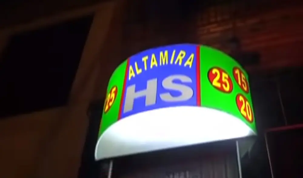 La Policía señaló que los cuatro pisos del hospedaje estaban acondicionados para ofrecer servicios íntimos. Foto: captura de 24 Horas