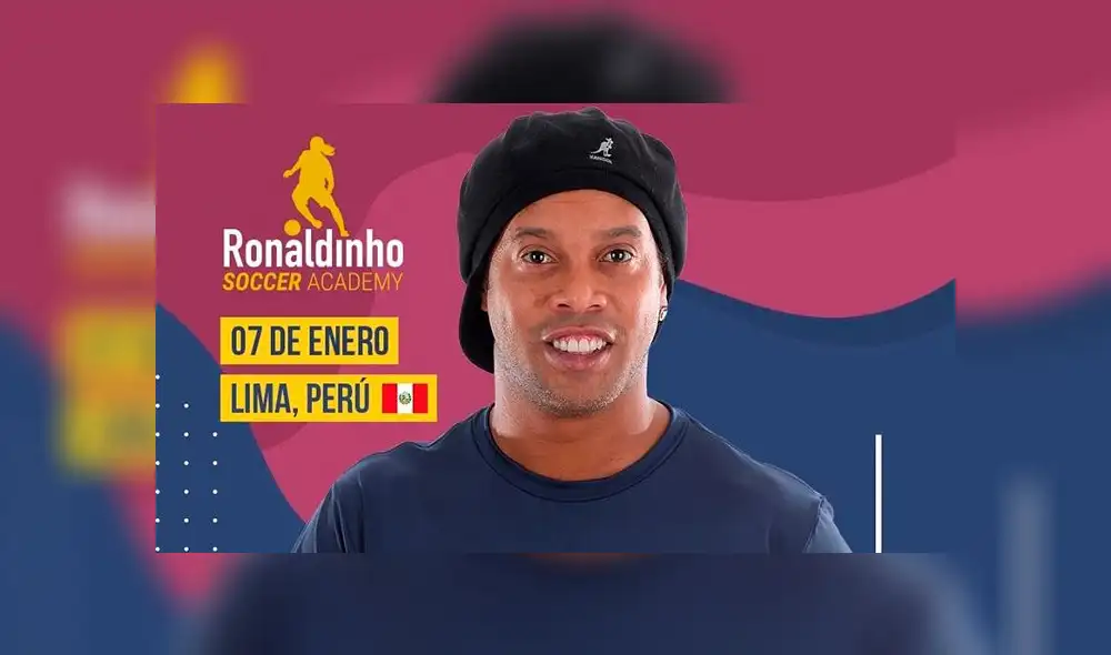 Ronaldinho abrirá una academia de fútbol en Perú en enero del 2020 [FOTO]