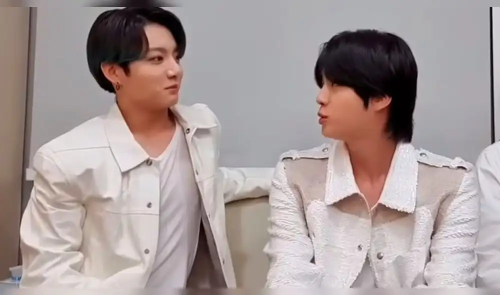 Jin y Jungkook se asustaron en plena transmisión en vivo.