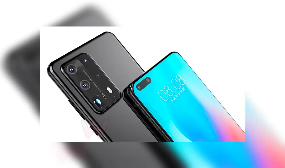 El Huawei P40 tendría un sistema de cámara frontal dual.