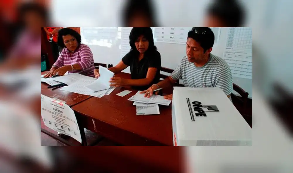 ONPE: excusas y justificaciones para no ser miembro de mesa en Elecciones 2018 