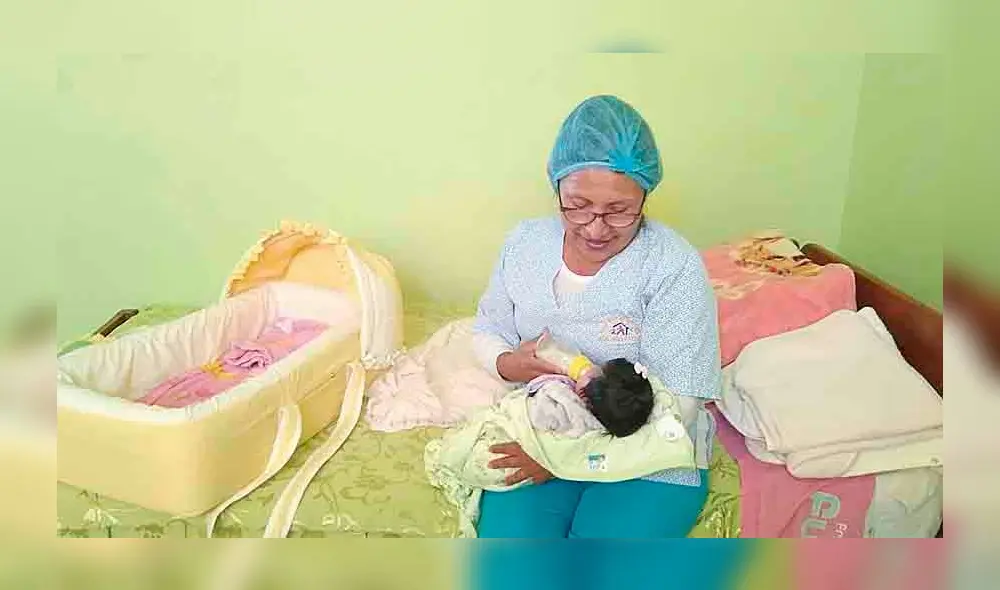 esperanza. La bebé Mía es cuidada en la Aldea San Pedro.