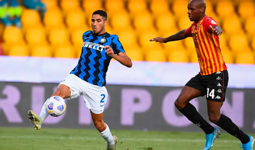 Inter de Milán enfrenta a Benevento en el Estadio Comunale Ciro Vigorito. Foto: Inter