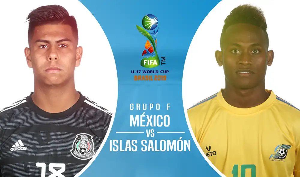 Mexico enfrenta a Islas Salomón por el Mundial Sub 17.