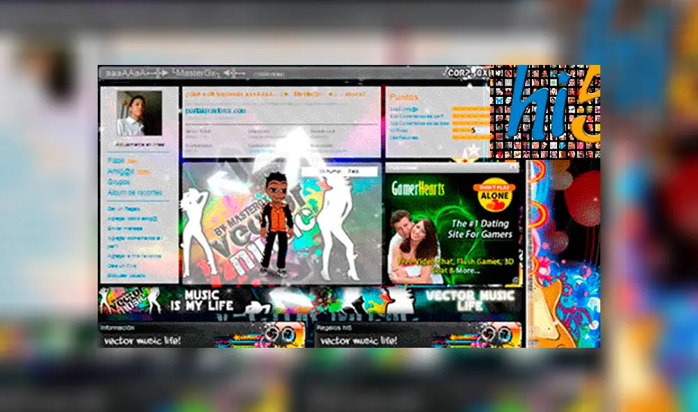 4. Personalizar tu hi5. Foto: Captura.