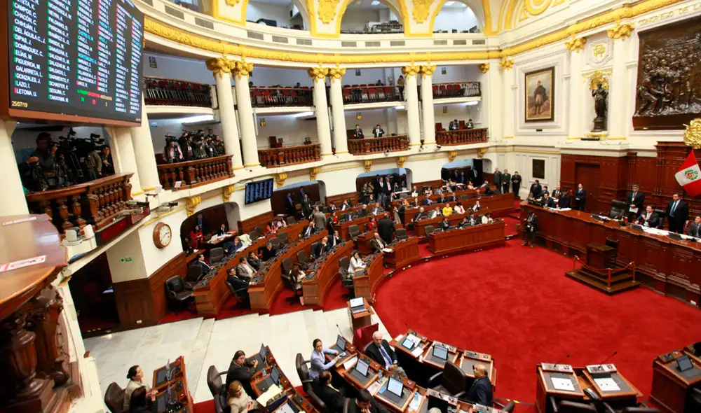 Hemiciclo del Congreso. Foto: Congreso.