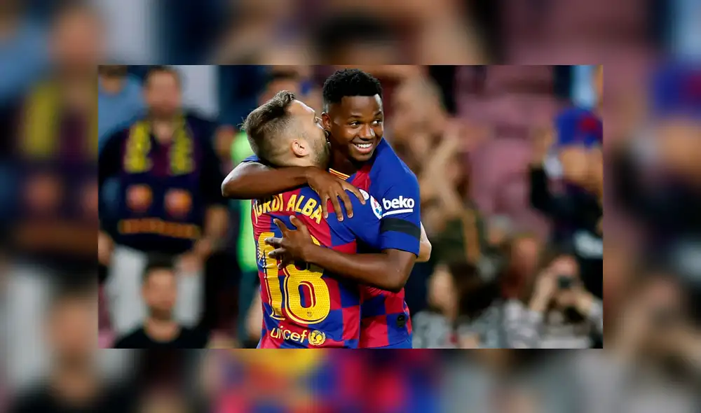 Ansu Fati anotó un gol y dio una asistencia. Gran partido del juvenil. Créditos: EFE Ansu Fati anotó un gol y dio una asistencia. Gran partido del juvenil. Créditos: EFE