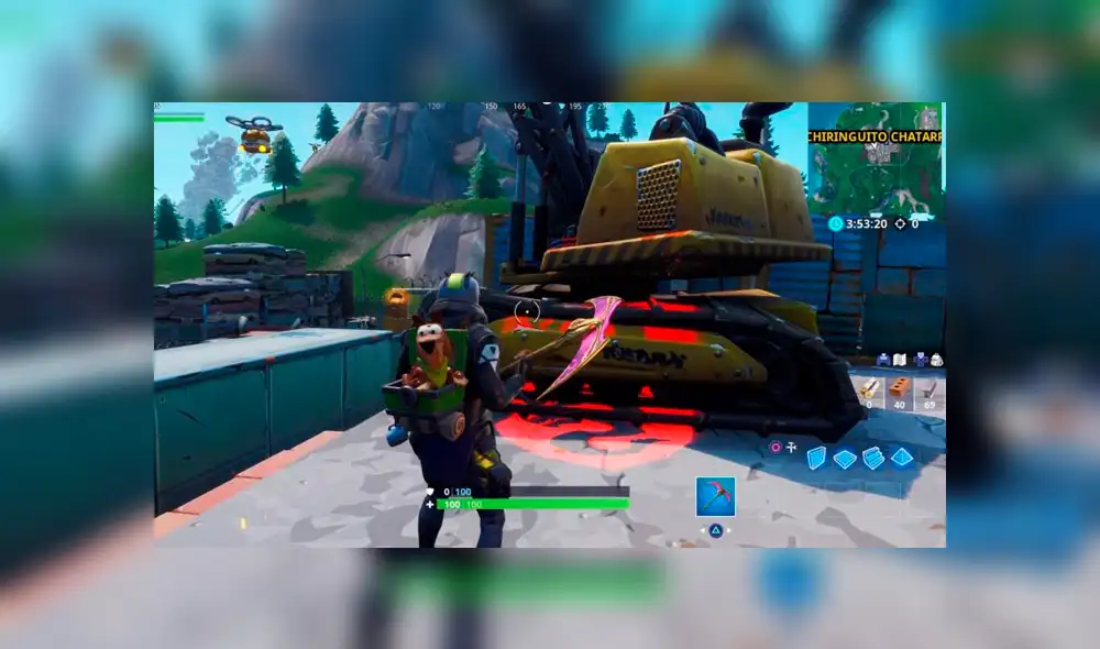 Completa el desafío de pintar grafitis en una fuente, una grúa del vertedero y una máquina expendedora de la temporada 10 semana 2 en Fortnite. Completa el desafío de pintar grafitis en una fuente, una grúa del vertedero y una máquina expendedora de la temporada 10 semana 2 en Fortnite.