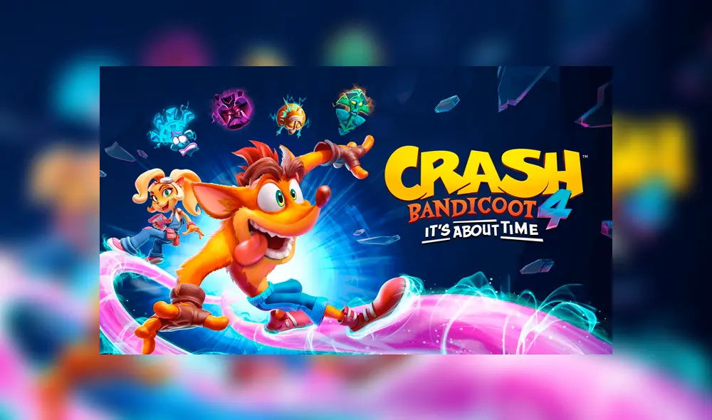 Crash Bandicoot 4 It's About Time se estrenará en PS4 y Xbox One el 2 de octubre. Foto: Toys For Bob.