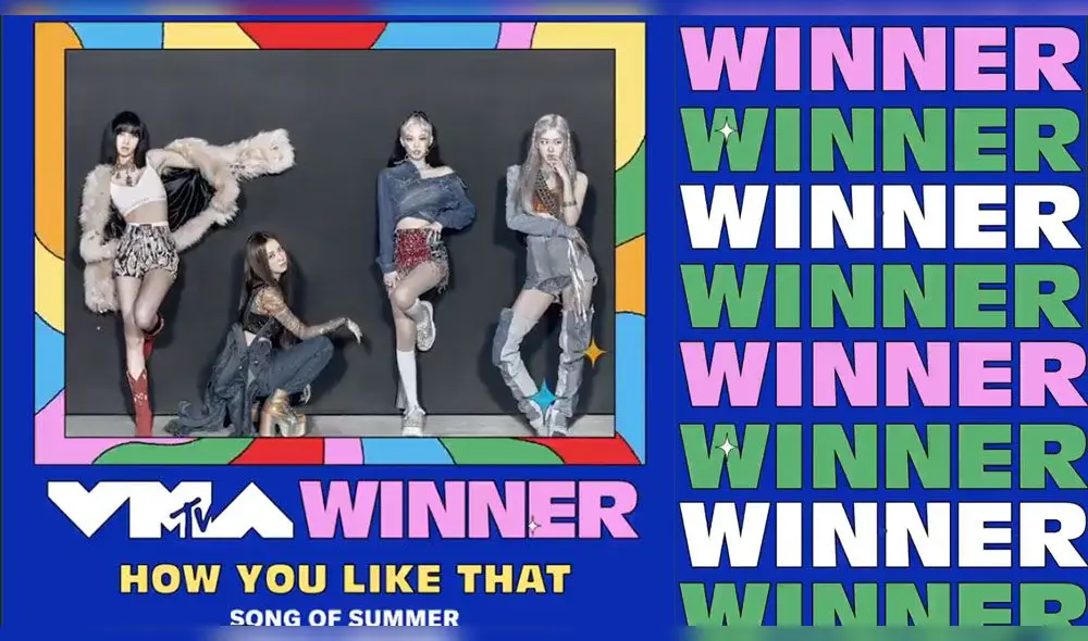 BLACKPINK en los MTV VMAs 2020. Créditos: MTV