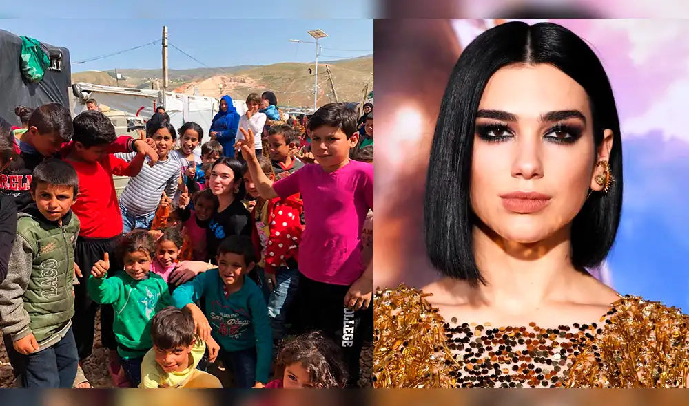 Dua Lipa visita a niños refugiados tras ejercer nuevo cargo internacional