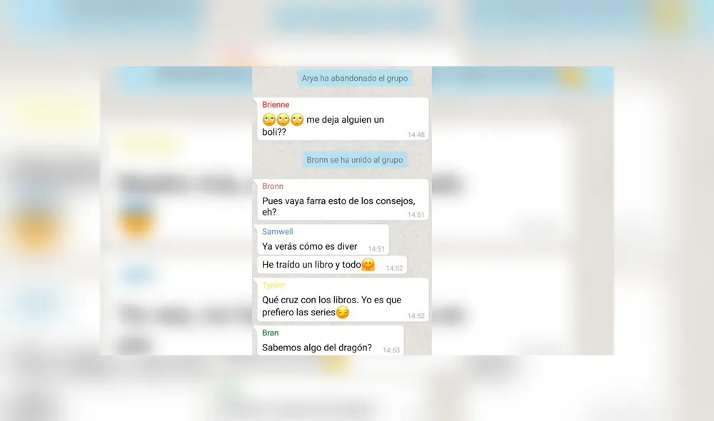 El último capítulo de Game of Thrones explicado como un grupo de WhatsApp [FOTOS]