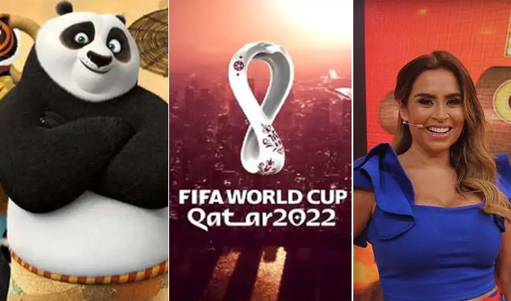 Conoce el rating de la televisión peruana de último domingo. Foto: composición LR/ Kung Fu Panda/ Qatar 2022/ América TV