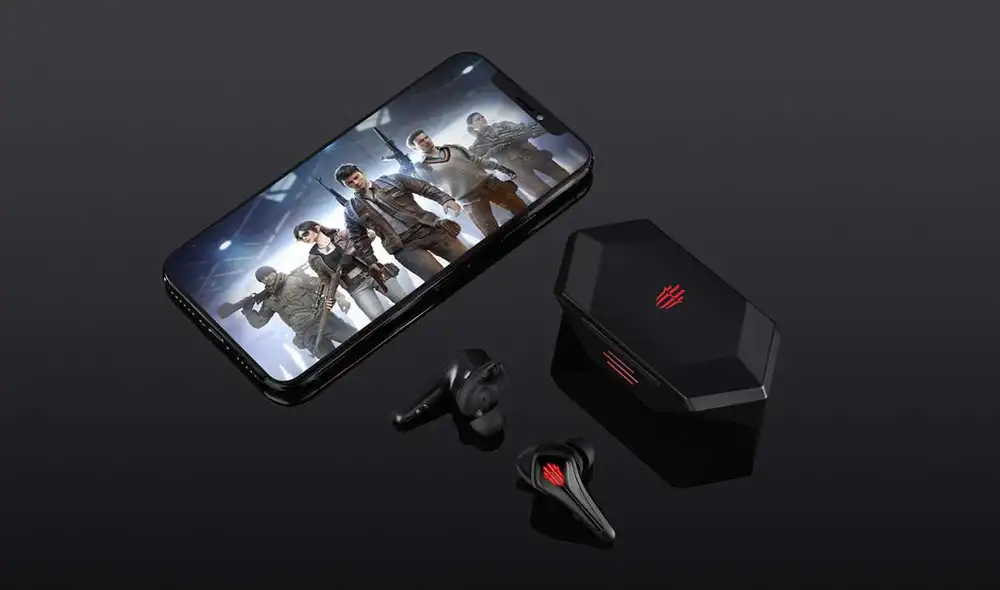 Los audífonos incluyen un modo de baja latencia compatible con los teléfonos RedMagic. Foto: Nubia