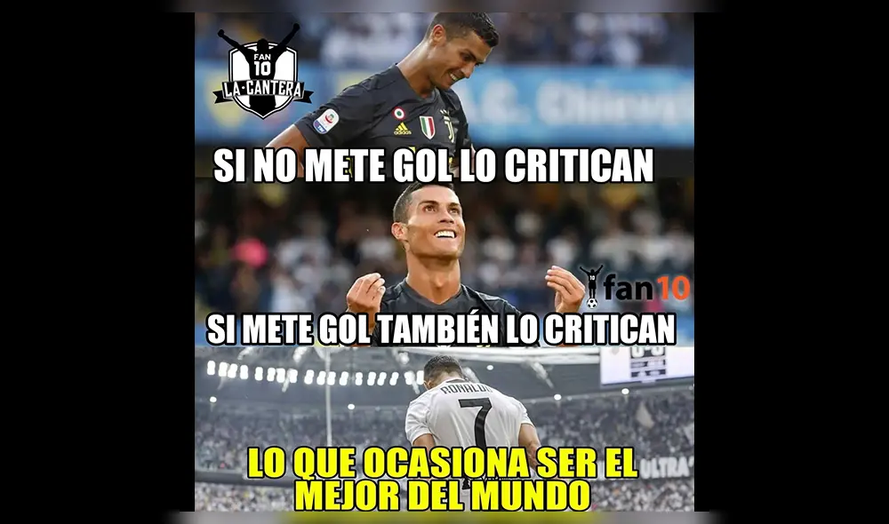 Facebook: Los memes de Cristiano Ronaldo tras su doblete con Juventus