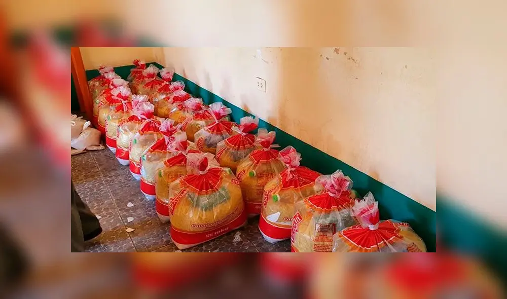 La ayuda fue gestionada a través de Caritas del Perú.