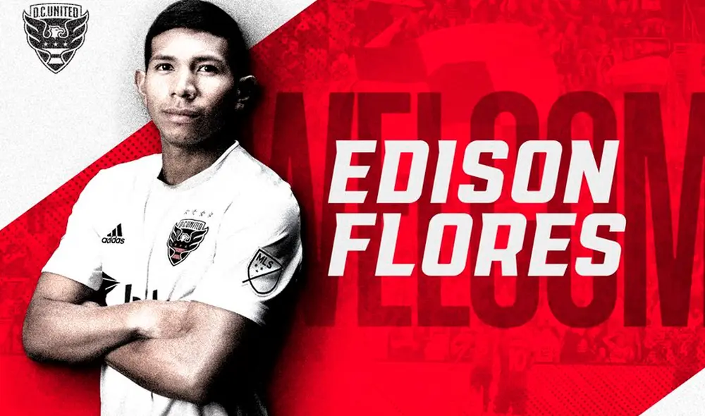 Edison Flores es nuevo jugador del DC United. Edison Flores es nuevo jugador del DC United.