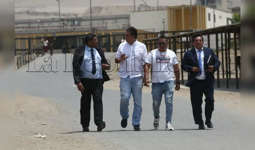 Excarcelación de Martín Belaunde Lossio. Foto: Michael Ramón / La República.