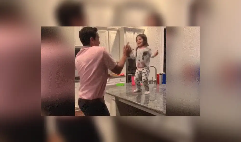 Facebook viral: madre vuelve a casa y ve a su esposo e hija en una enternecedora escena [VIDEO]