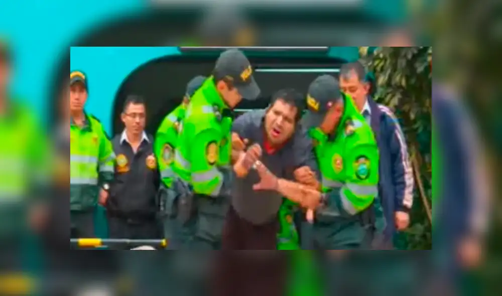 Mark Anthony Vásquez Silva , llora y pide clemencia por el delito de robo de celular. Créditos: Captura/24 Horas