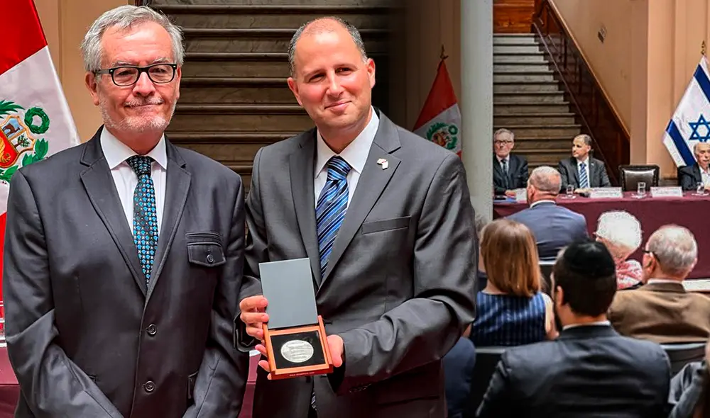 José Gambetta es el tercer peruano en ser distinguido con el título “Justo entre las Naciones”. Foto: composición LR/Ministerio de Relaciones Exteriores/Embajada de Israel José Gambetta es el tercer peruano en ser distinguido con el título “Justo entre las Naciones”. Foto: composición LR/Ministerio de Relaciones Exteriores/Embajada de Israel