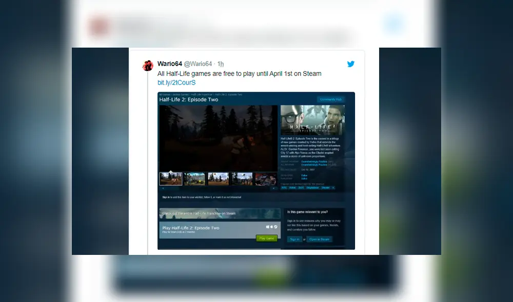 La decisión fue repentina en la víspera del lanzamiento de Half-Life: Alyx.