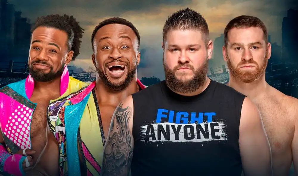 The New Day (Big E y Xavier Woods) vs. Kevin Owens y Sami Zayn