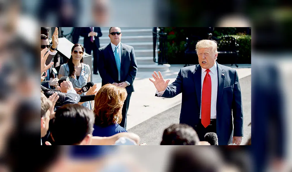 Posición. Para Trump la economía estadounidense se mantiene robusta pese a la coyuntura. Posición. Para Trump la economía estadounidense se mantiene robusta pese a la coyuntura.