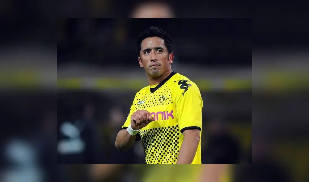 Lucas Barrios jugó en el Dortmund por tres temporadas.