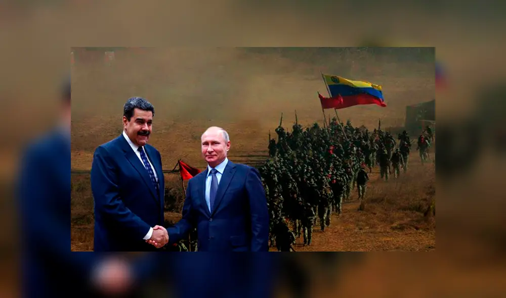 Rusia reafirma su apoyo al régimen de Nicolás Maduro. Foto: Composición