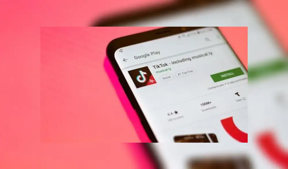 La aplicación china TikTok es una de las apps más descargadas. La aplicación china TikTok es una de las apps más descargadas.