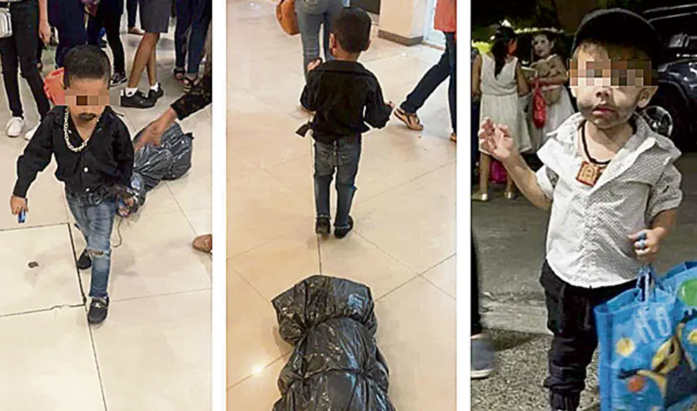 Jugando a narcos. Un niño hace de sicario y otro del Chapito en Culiacán, el fin de semana. Jugando a narcos. Un niño hace de sicario y otro del Chapito en Culiacán, el fin de semana.