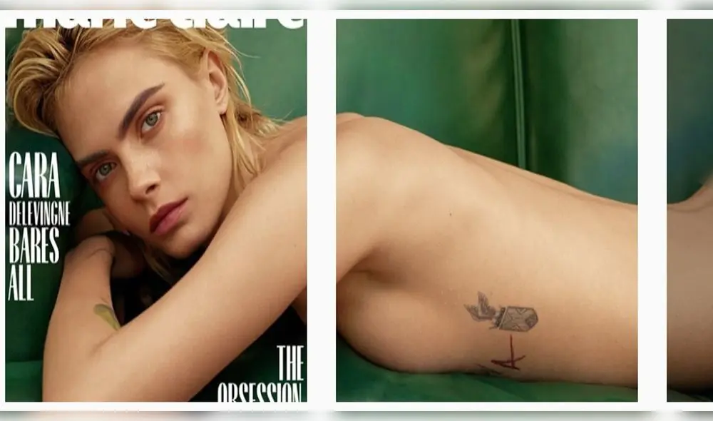Cara Delevingne posa desnuda para revista en su cumpleaños número 27