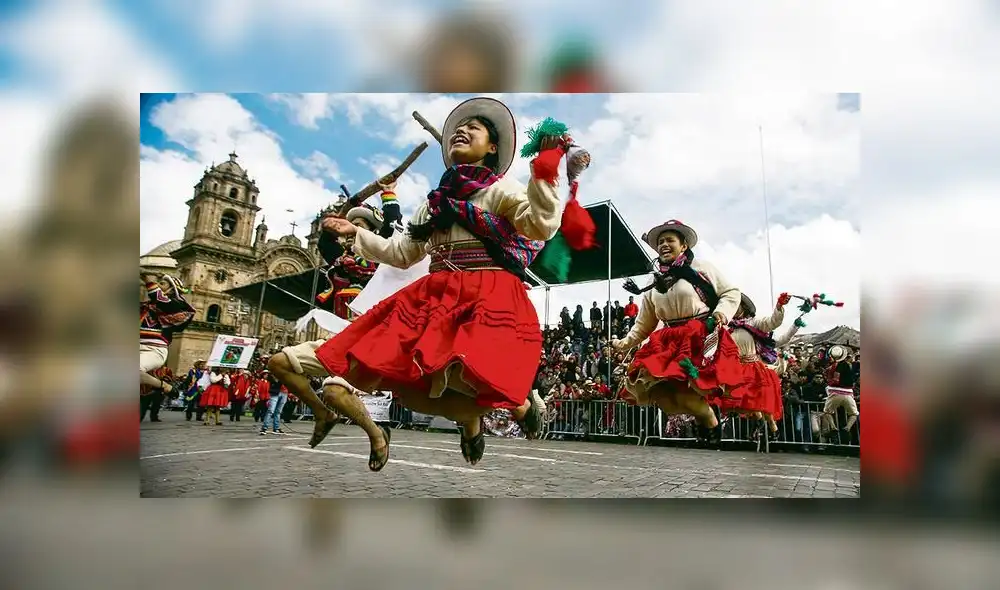 Cusco: Más de 700 alumnos de colegio La Salle conmemoran fiesta del Wayna Raymi