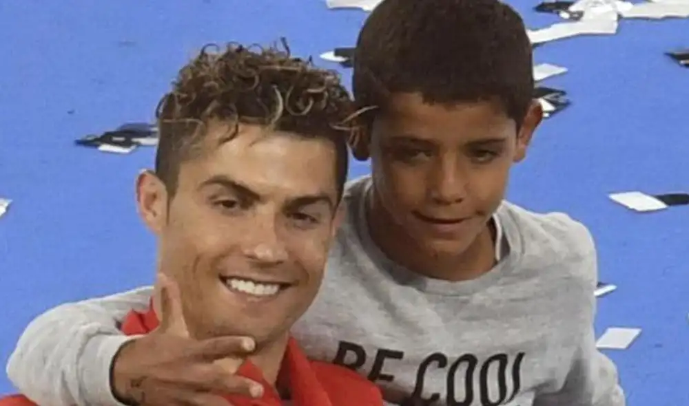 Cristiano Jr. cumplió 10 años este 17 de junio. Foto: AFP. Cristiano Jr. cumplió 10 años este 17 de junio. Foto: AFP.
