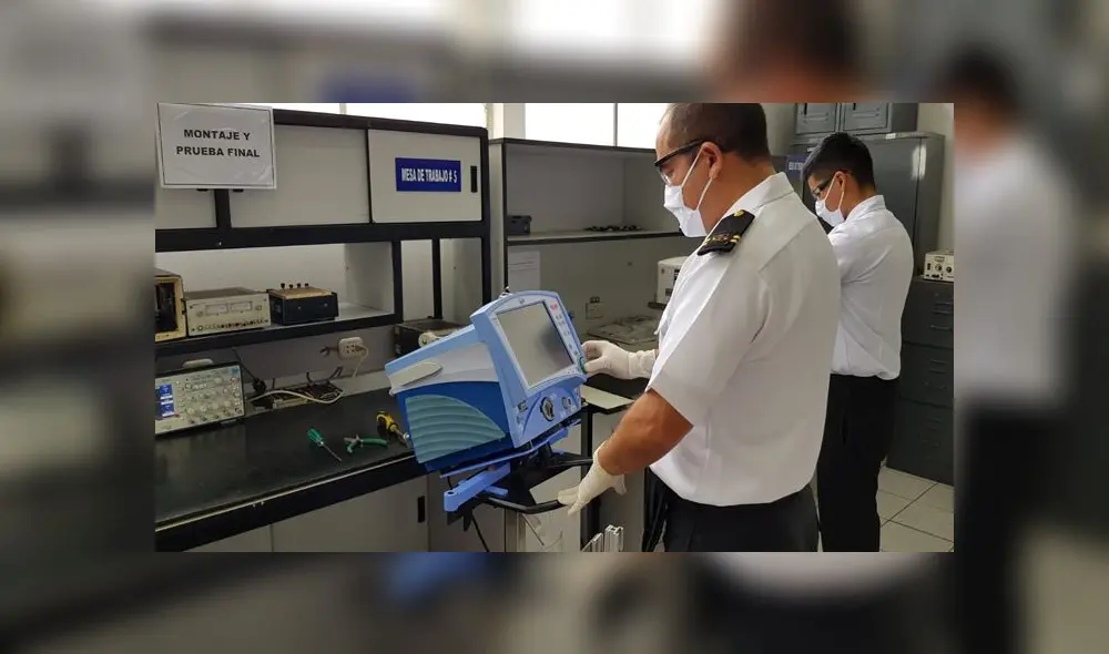 Marina de Guerra arregló 10 ventiladores mecánicos de EsSalud [VIDEO]