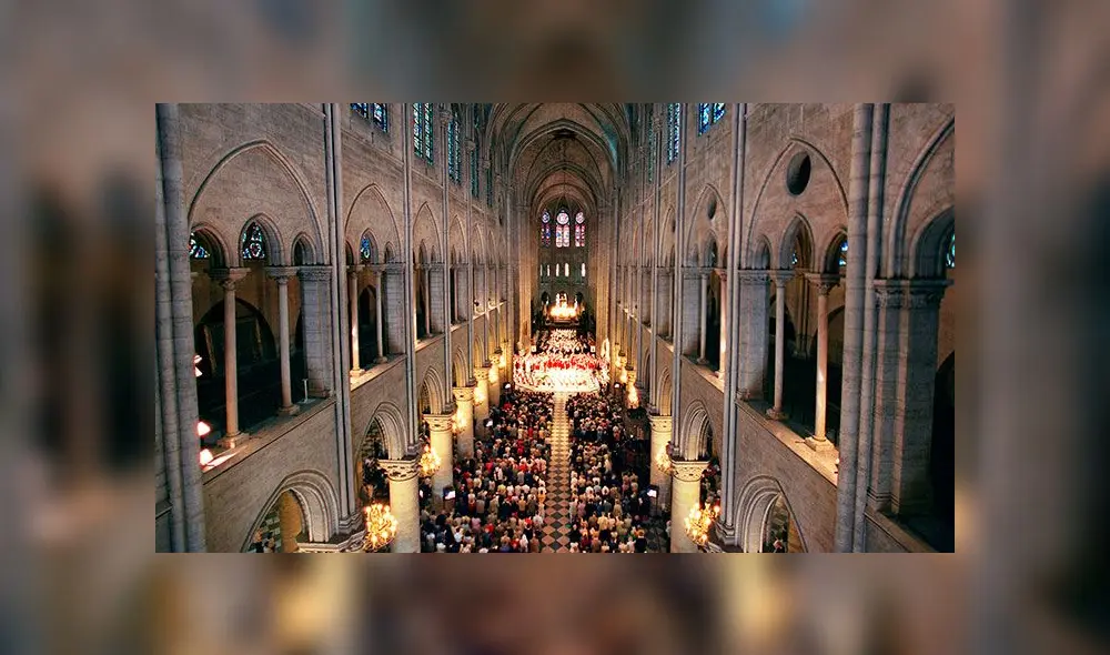 Notre Dame: así lucía por dentro la catedral de París antes del voraz incendio 