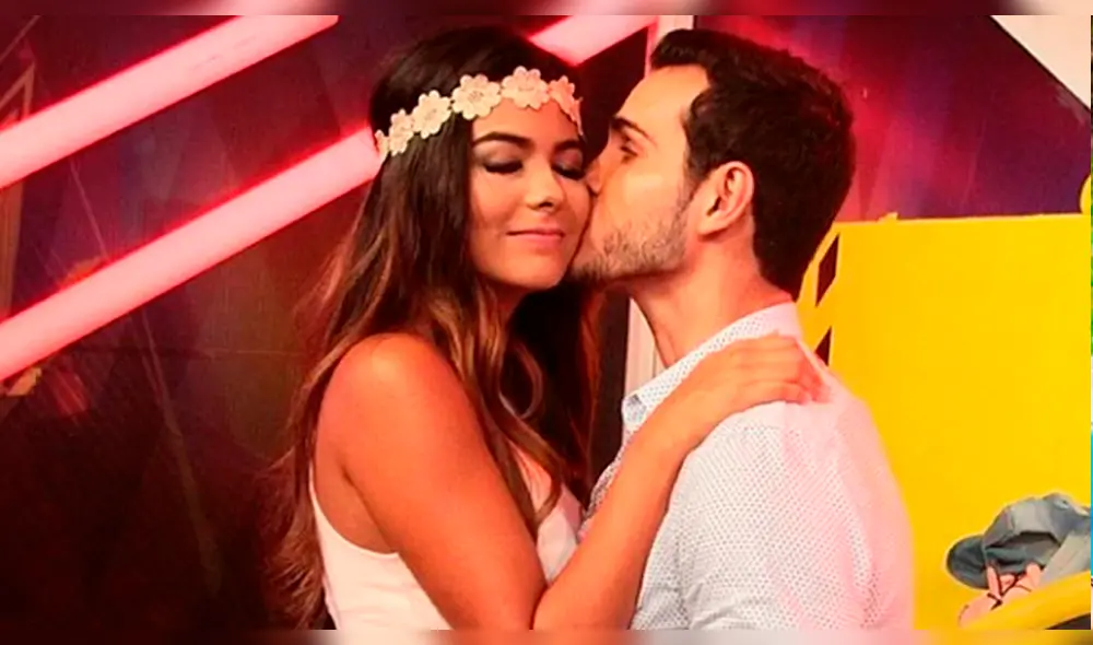 Ivana Yturbe sale con Mario Irivarren llevando prenda de Farfán 