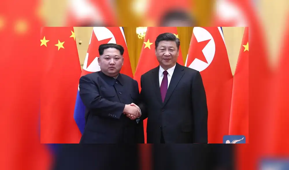 Kim Jong-un se reunió con Xi Jinping en China