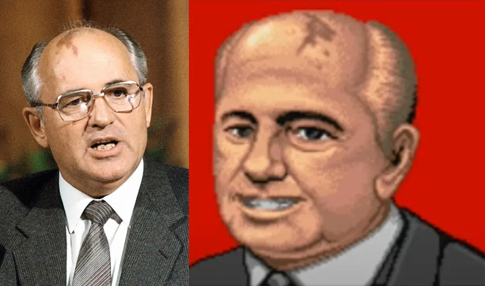 El personaje está inspirado en Mijaíl Gorbachov. Foto: Captura de YouTube